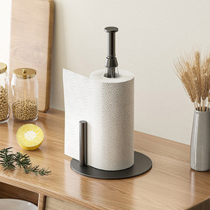 <span class=keywords><strong>Portarotolo</strong></span> <span class=keywords><strong>da</strong></span> <span class=keywords><strong>cucina</strong></span> con funzione di smorzamento-Dispenser per rotoli <span class=keywords><strong>da</strong></span> appoggio con Base ponderata portasciugamani in carta in acciaio inossidabile - Product Image 5