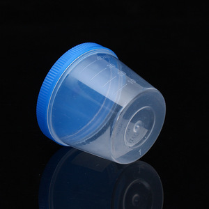 Gobelet d'échantillonnage d'urine Tamayasu 40 ml en plastique avec couvercle pour usage médical - Product Image 1
