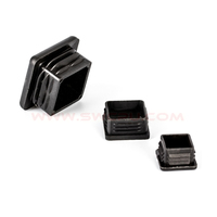 Embouts de profilés moulés d'usine Jiangzhi / Bouchons pour tubes carrés / Embouts en plastique pour tubes en acier
