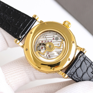 Montre mécanique automatique ultra-fine de luxe personnalisée haut de gamme 2026, avec cadran serti de diamants et émail champlevé, modèle Homage - Product Image 6