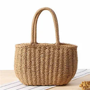 Sac Messager A Bandouliere De Createur Main Shell Deco Tissage Sacs En Panier Paille Tisse La Rotin unico