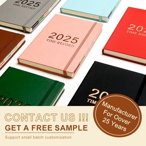 Tùy chỉnh <span class=keywords><strong>A5</strong></span> máy tính xách tay kinh doanh kế hoạch PU da Tạp Chí ban nhạc đàn hồi 365 undated ngày nhỏ hàng loạt in chủ đề khâu cuốn sách nhật ký - Product Image 2