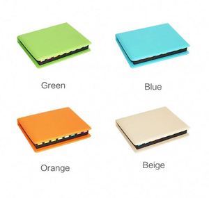 High Quality Promotional Gift Pu Leather Cover Sticky Note <b>Memo</b> <b>Pad</b> Manager Case Removable Sticky Notes Custom Logo - Product Image 4