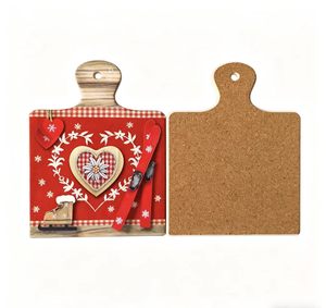 Sous-plat de cuisine en céramique écologique personnalisable en gros avec finition brillante/mate et base en liège pour casseroles chaudes et <span class=keywords><strong>plaques</strong></span> de cuisson - Product Image 5