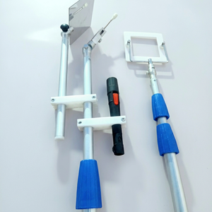 Tige télescopique d'échantillonnage en acier inoxydable avec cadre de gabarit d'échantillonnage pour usage en salle blanche pharmaceutique - Product Image 1