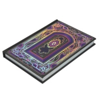 Carnet de planification à couverture rigide en cuir PU personnalisé avec bords colorés et dorure à chaud, service d'impression de carnets