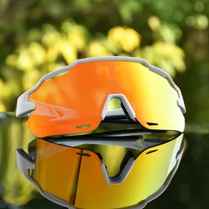 Gafas polarizadas de ciclismo para hombre y mujer, lentes de sol deportivas con protección UV400, HD, para correr al aire libre, ciclismo de montaña o carretera