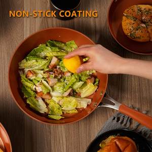 Sartenes Antiadherentes de Aluminio Color <span class=keywords><strong>Roca</strong></span> Volcánica para Cocina, China 2022 - Product Image 6