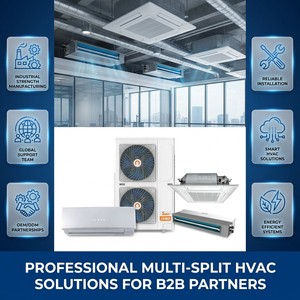 Side Discharge Space Saving Central Air Conditioning System With <b>Heat</b> Pump for Small Office House Mini VRF *Ultimate All-in-One - Product Image 3