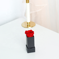 Saint Valentin Cadeau de Noël Éternelle Câlin Seau Éternelle Rose Fleur Séchée Naturelle Vraie Fleur Rouge Haute Qualité Rose Cadeau
