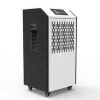 Déshumidificateur intelligent industriel à compresseur, dégivrage automatique, drainage continu, 50 litres par jour