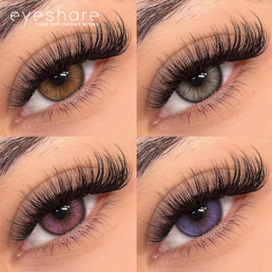 Lentes de Contacto Anuales Eyeshare Hema Material, Color Rosa Púrpura, 1 Par - Product Image 2