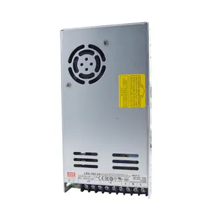 24V 14.6A Single Output 350W Meanwell Switching Power Supply LRS-350-24 untuk Peralatan Listrik