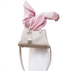 Bolso de Mano de Cuero Genuino, Diseño Simple y Versátil, para Mujer, Primavera 2026 - Product Image 1