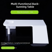 Plateforme de bain de soleil pour tortues brésiliennes amphibies avec ventouse, mangeoire à calcium et nourriture pour reptiles, en plastique, pour dropshipping