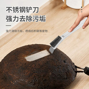 Multi Functional Steel Wire Brush With Nylon Bristles For <b>Kitchen</b> Stove Bathroom Cleaning - Product Image 5