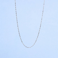 Nugget d'Argento Intrecciato in Argento Sterling 925 20 "   22 "   24 "   Catena