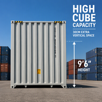 Conteneur maritime 40 pieds HC à ouverture latérale personnalisable pour le stockage de marchandises surdimensionnées – Conteneur d'expédition 40HC à ouverture latérale