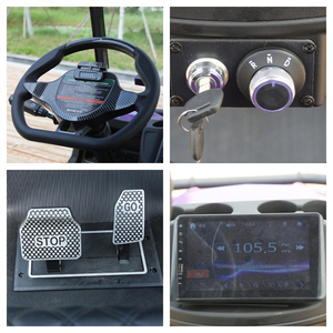 Carrito de Golf Eléctrico de Diseño Premium para 4 Personas, Batería de Litio de Larga Duración, Vehículo Eléctrico para Campos de Golf y Hoteles - Product Image 3