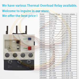 Brand New Original xác thực lrd21c quá tải nhiệt Relay 12-18a Contactor Adapter LC1-D18 ~ 38 - Product Image 3