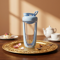 Bouteille d'eau en plastique sans BPA FX Factory, best-seller, 400 ml, shaker, gourde de sport pour la gym