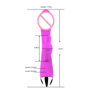 Grand stock, vibromasseur à baguette R-lisse de haute qualité pour femmes, rechargeable par <span class=keywords><strong>USB</strong></span>, étanche, 10 fréquences, jouet sexuel - Product Image 2