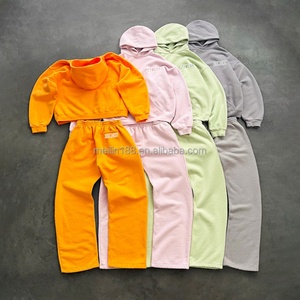 Ensemble de survêtement de haute qualité pour hommes : sweats à capuche et pantalons de jogging amples, personnalisables avec logo - Product Image 3