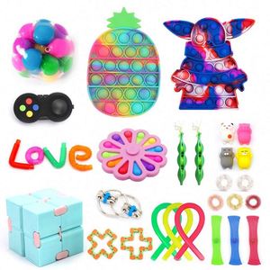 JYTZ0075 2021 Ensemble de jouets sensoriels personnalisés 30/25 pièces, boîte de lot, jouets fantaisie Push Pops Gag pour enfants, en plastique, silicone et mousse - Product Image 6