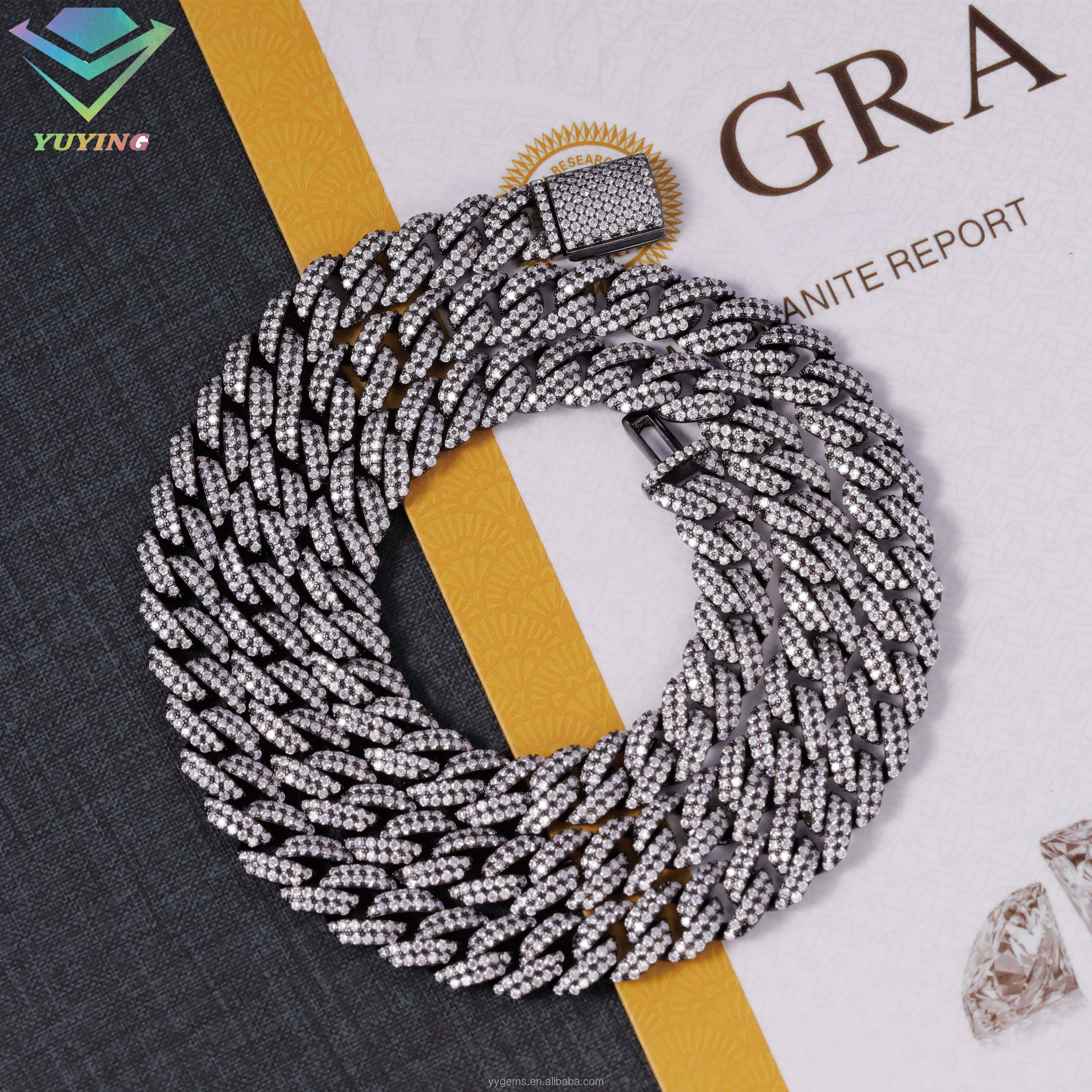 9mm-moissanite (black gold)