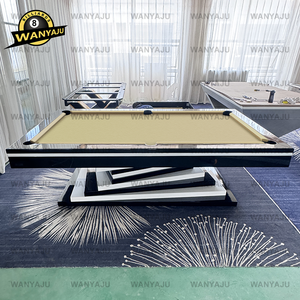 Tavolo da <span class=keywords><strong>Biliardo</strong></span> in Legno Massello di Lusso Personalizzato, Stile Moderno con Piano in Ardesia e Tasche, <span class=keywords><strong>Dimensioni</strong></span> Standard - Product Image 2