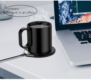 Calentador de <span class=keywords><strong>Tazas</strong></span> Inalámbrico Multifuncional con Cargador Inalámbrico, Calentador de <span class=keywords><strong>Tazas</strong></span> de Café de Escritorio con Calor Constante para <span class=keywords><strong>el</strong></span> Hogar y la Oficina - Product Image 4