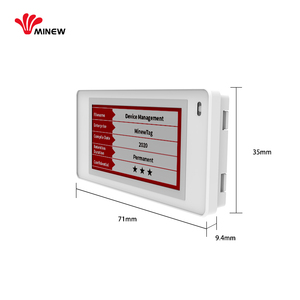 Minewtag ds021 2.1 inch mỏng mini hình dạng điện tử nhãn Kệ thông minh kỹ thuật số epaper hiển thị BLE giá tag eink ESL cho hàng tạp hóa - Product Image 2