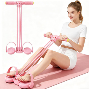 Fascia di Resistenza con Maniglia per <span class=keywords><strong>Allenamento</strong></span> Addominale, Vita, <span class=keywords><strong>Braccia</strong></span> e Gambe, Versione Migliorata - Product Image 1