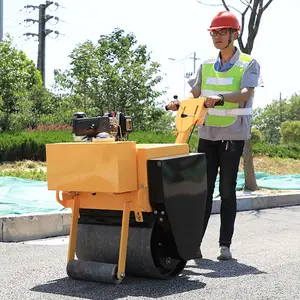 Vibratory Road Roller Manufacturer Factory Price Small Vibratory Mini Compactor Road Roller For Sale