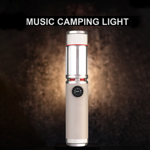 Lampe de camping musicale d'extérieur 8 fonctions avec son, lampe torche portable, batterie 5000 mAh, qualité industrielle DIY - Product Image 3