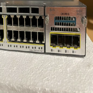 Commutateur Gigabit IP de base 48 ports Ws-c3750x-48pfwbr-s avec double alimentation &amp;   C3kx-nm-1g Neuf Original En Stock Industriel - Product Image 1