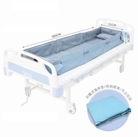 Lit d'hôpital pliable pratique avec matelas de douche intégré pour personnes âgées – Vente directe usine, rangement facile, gain de temps et d'effort, en métal