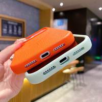 Casing HP Anti-Shock TPU 2-in-1 Warna Macaron Gaya Terbaru untuk 11/12/13/14/15/16E/17 Pro Max/Promax 13pro Magnetik
