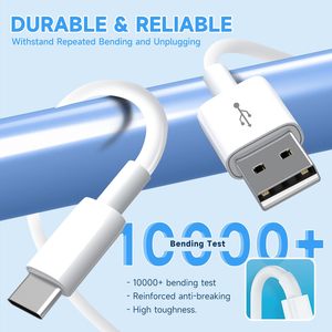Cable USB para cargar el teléfono, cable para carga tipo C, cable micro USB para cargador de teléfono. - Product Image 2