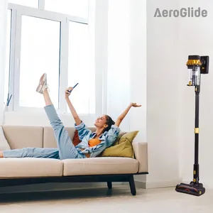 <span class=keywords><strong>Aspirateur</strong></span> à main <span class=keywords><strong>professionnel</strong></span> sans fil Super Clean sans fil avec moteur sans balai Fonction de séchage sans sac pour le ménage - Product Image 4