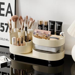 Boîte de rangement ronde moderne pour maquillage, rangement pour rouge à lèvres, porte-crayons cosmétiques, organisateur - Product Image 4