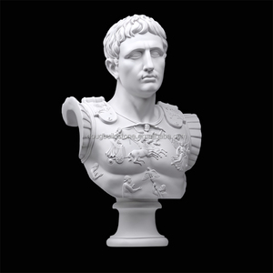 Home Decor Precise Hand Carved Classical Julius Augustus <strong>Caesar</strong> Stone <strong>Statue</strong> White Marble Sculpture Egypt Stone <strong>Statue</strong> - Product Image 5