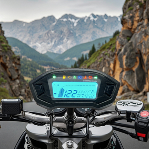 Ít khỉ kỹ thuật số đầy màu sắc LCD Đồng hồ tốc độ xăng xe máy với ABS LCD Bảng điều khiển đo dặm và Đồng hồ tốc độ giá rẻ bán - Product Image 4