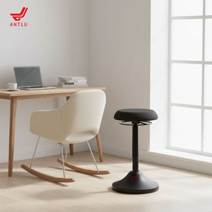 Tabouret ergonomique réglable AntluPlus pour assistant dentaire, chaise <span class=keywords><strong>de</strong></span> bureau pivotante, tabouret à bascule pour l'école, tabouret à bascule pour position assise ou debout - Product Image 2