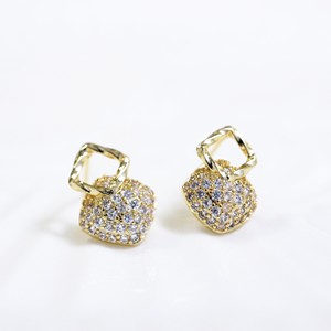 Korean Style Geometric Double Layers Square Rhombus Stud <b>Earrings</b> for Women Gold Color Sweet <b>Earrings</b> Premium Trendy Jewelry - Product Image 4