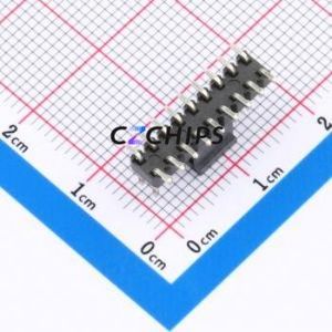 A200US-WS09P-PC075 Pin Header SMD,P=2mm Connector 2x9P Square Hole Double Row 18P - Product Image 2