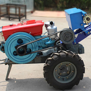 Çiftlik küçük el yürüyüş traktör fiyatları dizel motor 15HP 18HP 20HP iki tekerlekli el tahrikli traktör - Product Image 2