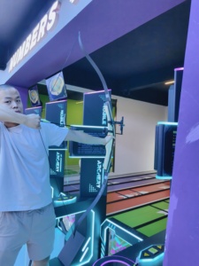 Équipement de tir à l'arc interactif d'intérieur sous licence anglaise, système sportif de divertissement en métal inoxydable pour l'amusement - Product Image 3
