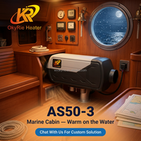Chauffage de stationnement diesel OkyRie AS50-3 5KW à faible vibration avec télécommande LCD pour camping-car