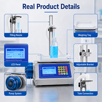 Machine de remplissage automatique de liquides avec cellule de pesage 3KG, type de remplisseur numérique à pesage